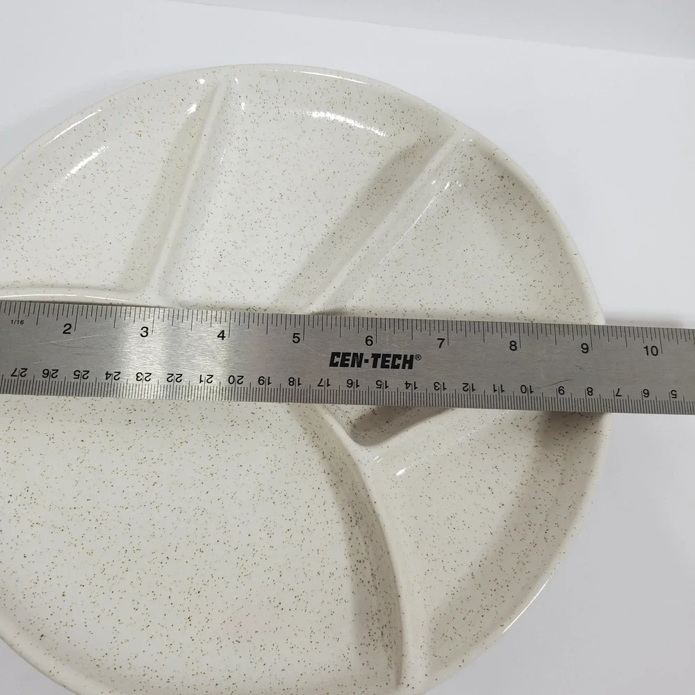 Pot Shop Boston 6 Mass Divided Grill Plates 10.25